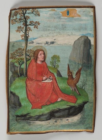 Saint Jean écrivant à Patmos, 1521 - Simon Bening